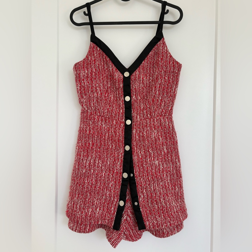 MAJE Tweed Romper/Playsuit